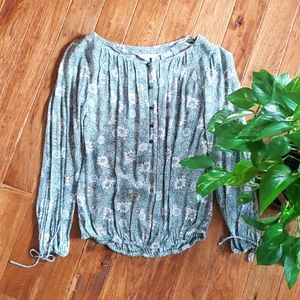 Lucky Brand Floral Blouse